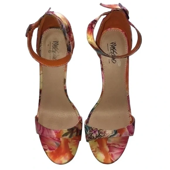 Mossimo Floral Strappy Heels - Picture 2 of 7